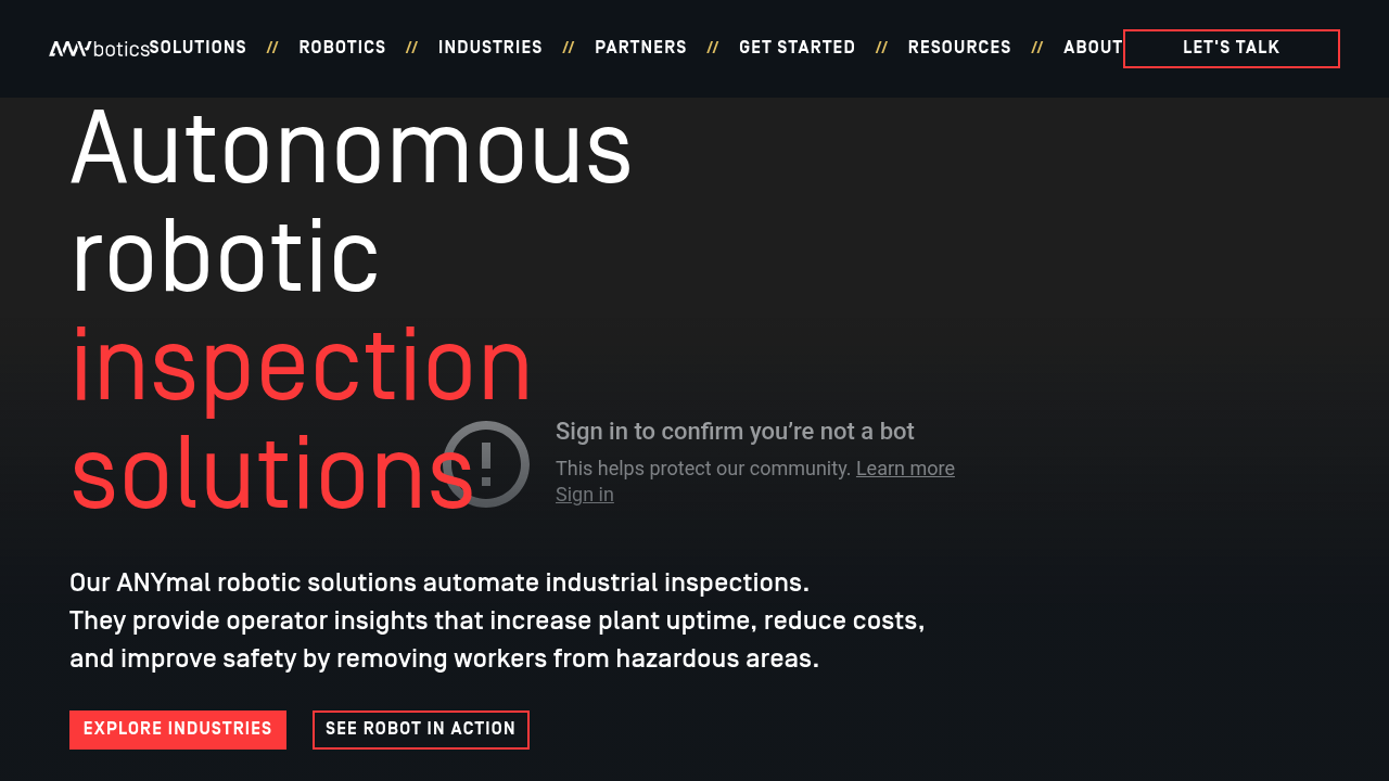 ANYbotics screenshot