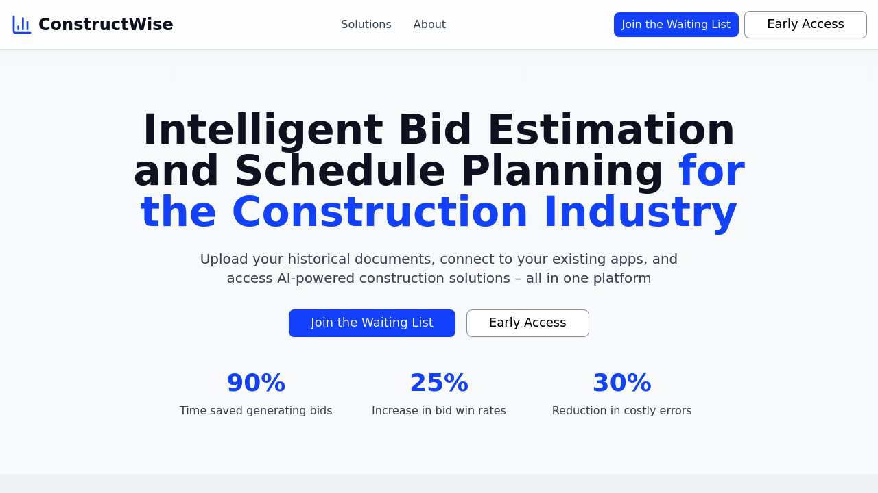 ConstructWise screenshot