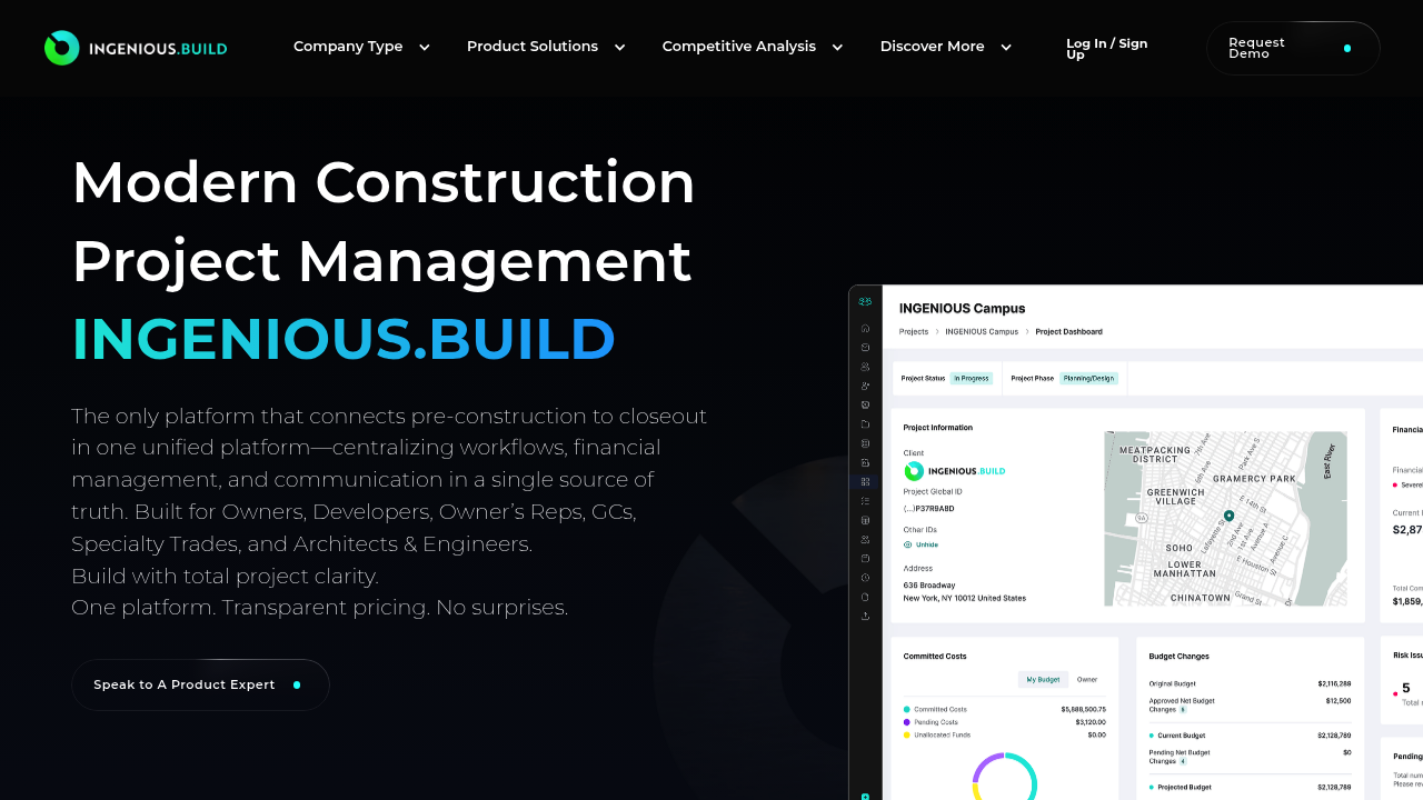 INGENIOUS.BUILD screenshot