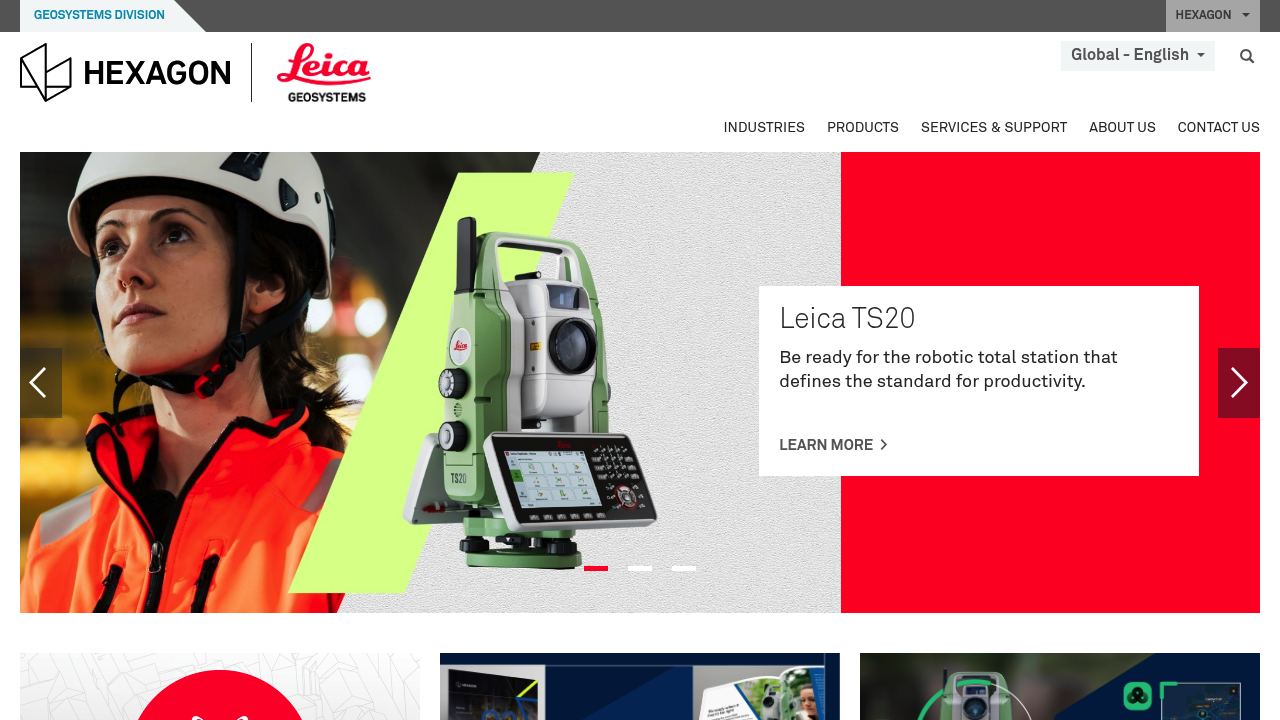 Leica Geosystems screenshot