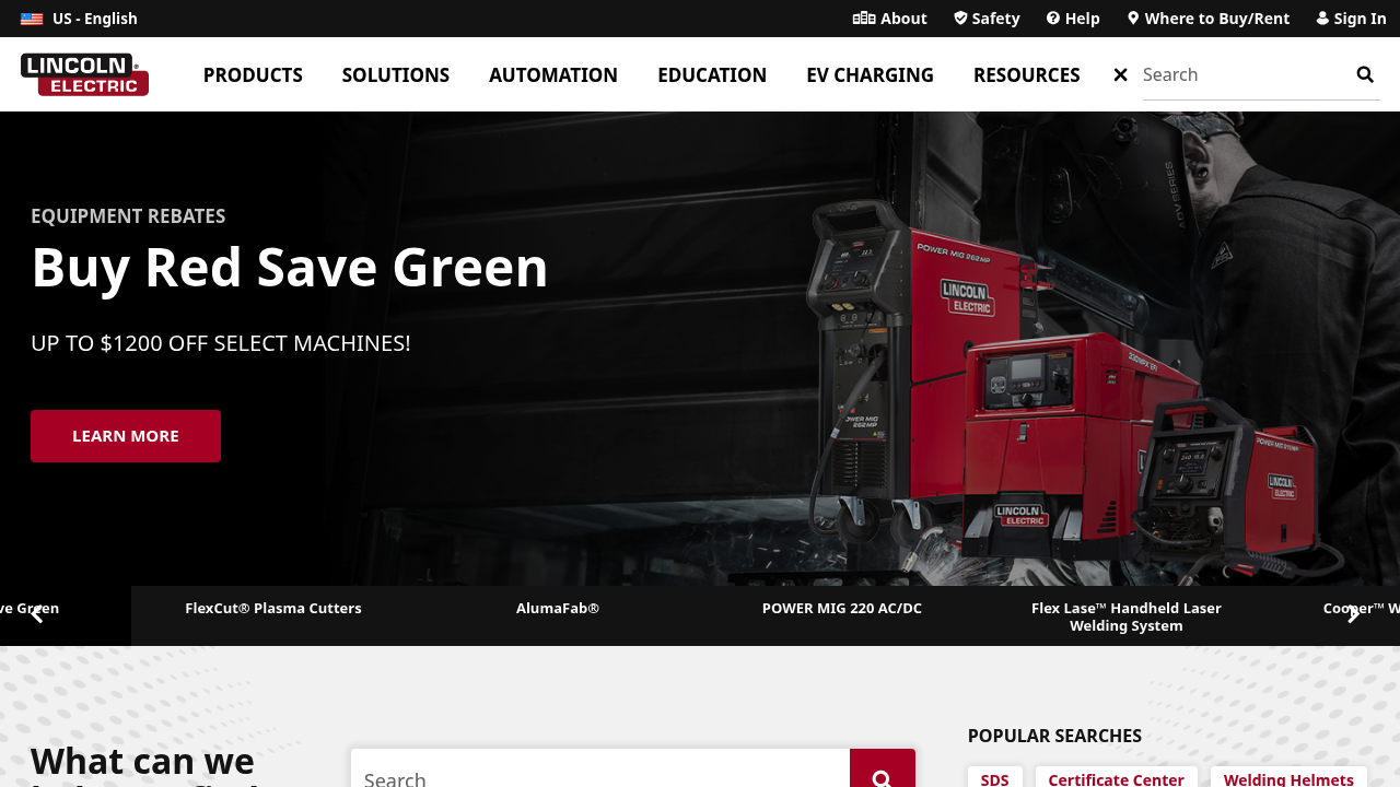 Lincoln Electric screenshot