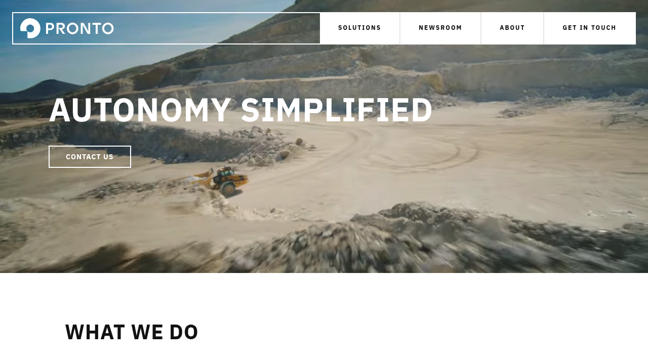 Pronto AHS screenshot