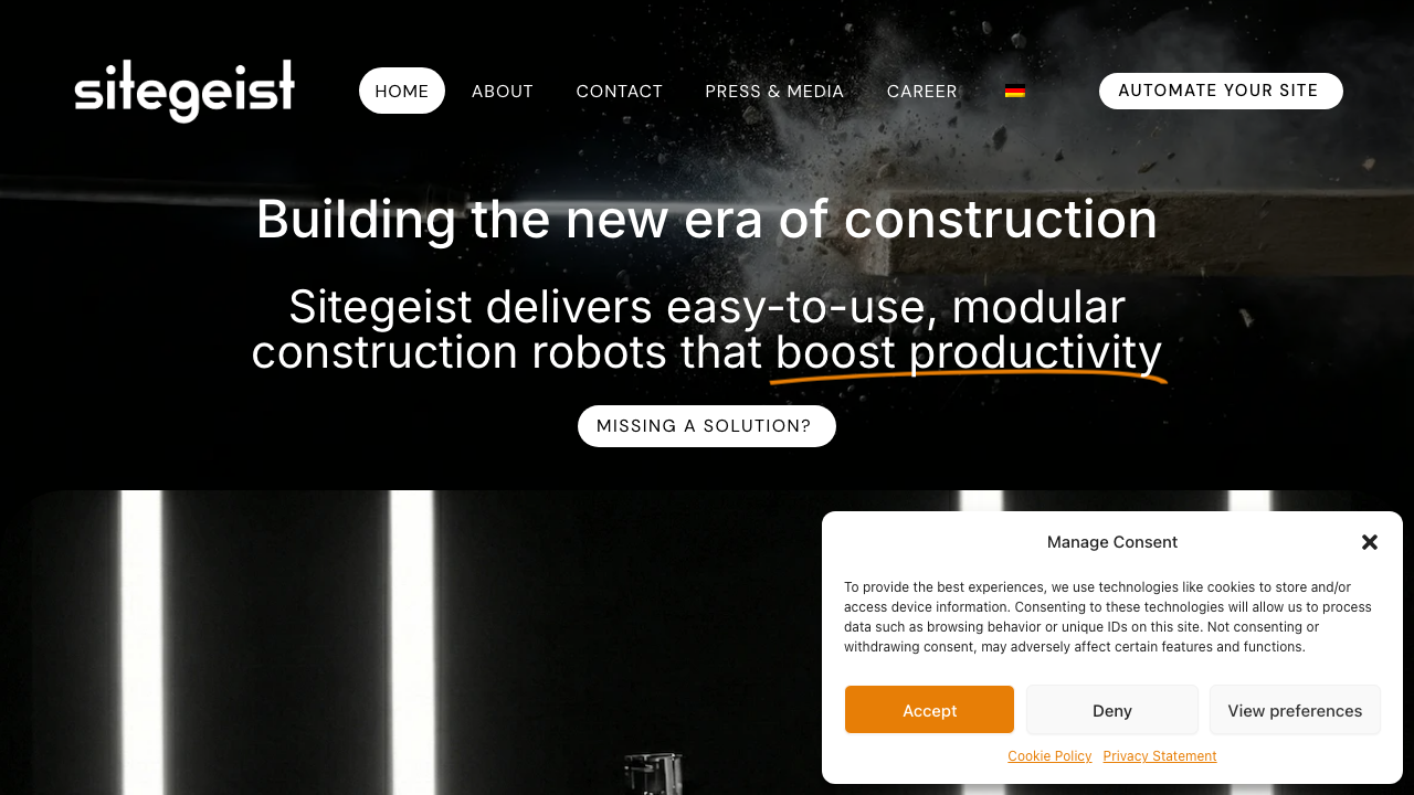 Sitegeist screenshot