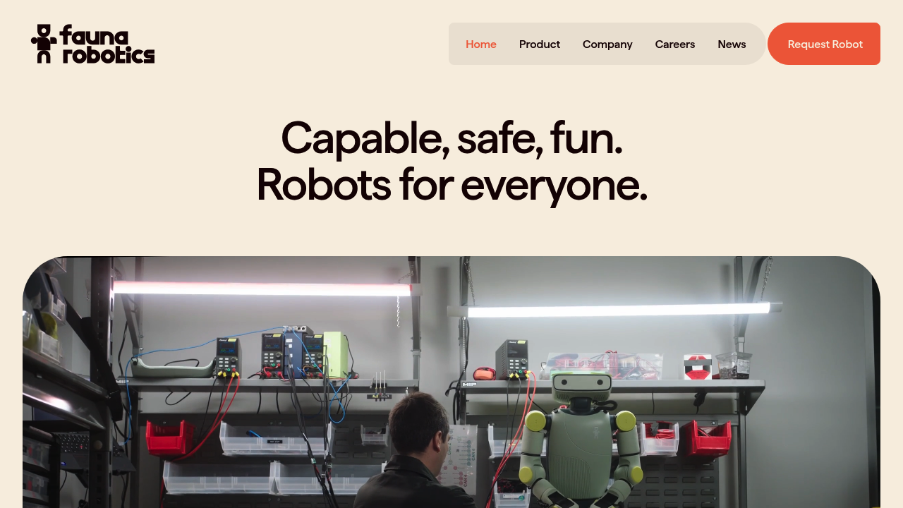 Fauna Robotics screenshot