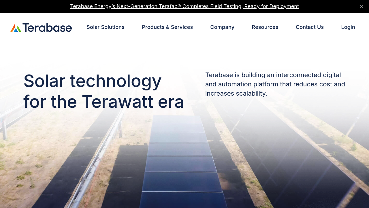 Terabase Energy screenshot