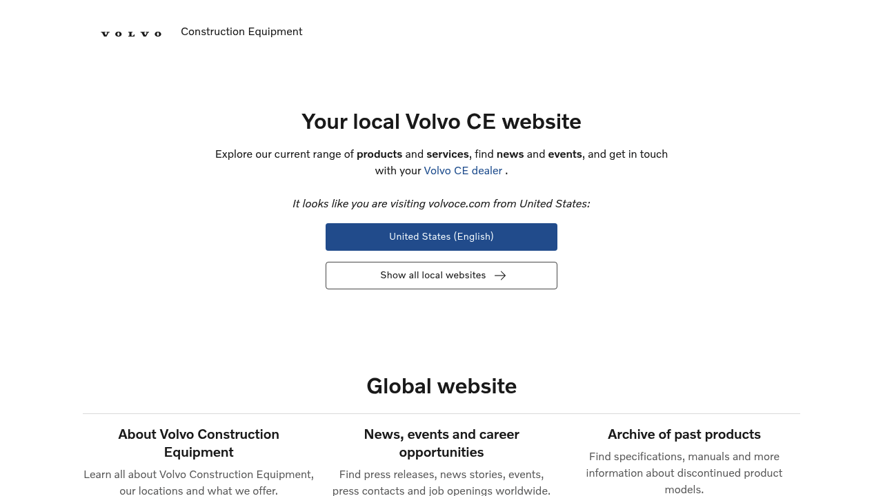 Volvo Construction Equipment screenshot